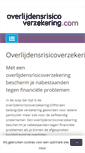 Mobile Screenshot of overlijdensrisicoverzekering.com