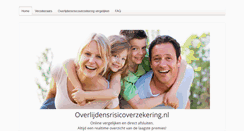 Desktop Screenshot of overlijdensrisicoverzekering.nl